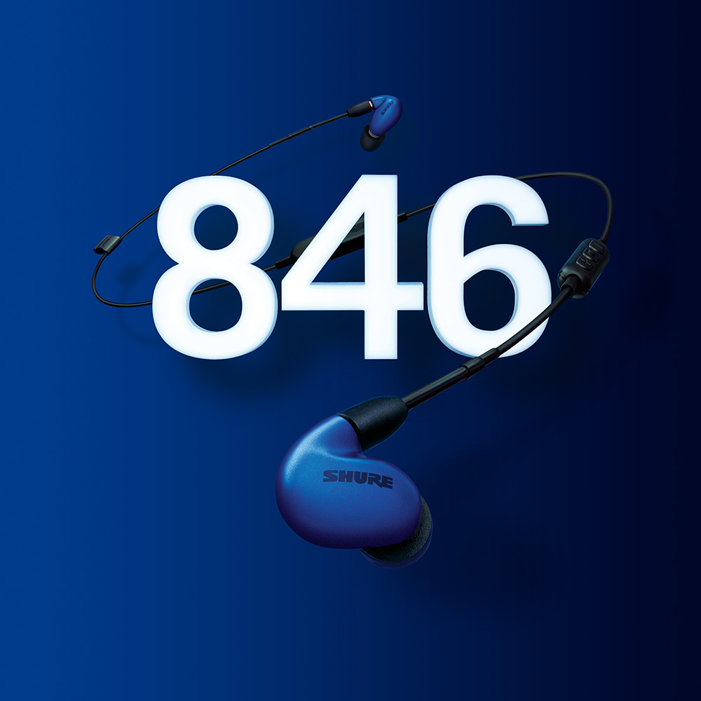 SHURE SE846 - BT1 (블루) 슈어 유선 + 블루투스 이어폰