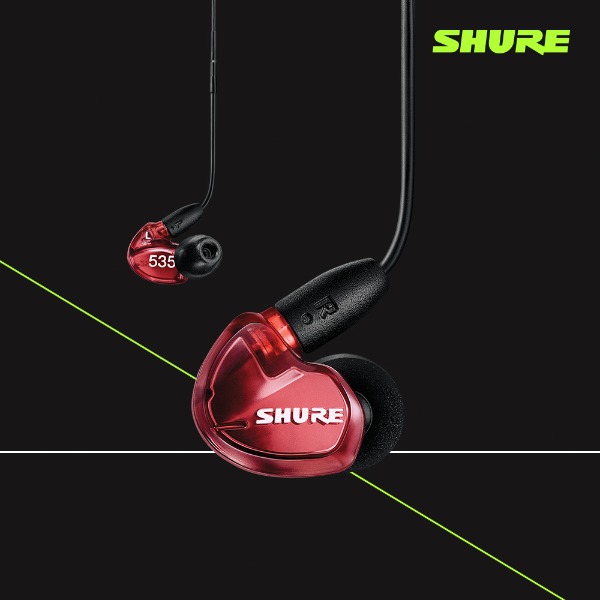 SHURE SE535LTD + UNI (레드) 슈어 이어폰