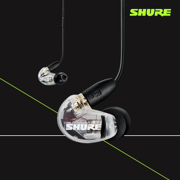 SHURE AONIC215 - UNI (SE215-UNI) (클리어) 슈어 이어폰