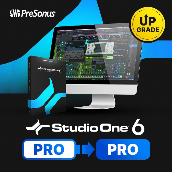 PRESONUS Studio One 6 Professional Upgrade (Pro/Ducer all) 프리소너스 스튜디오원 6 (실시간)