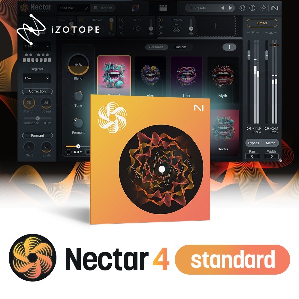 iZotope Nectar 4 Standard 아이조톱 보컬 믹싱 표준 플러그인