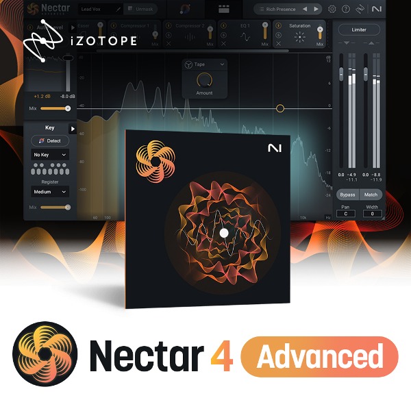 iZotope Nectar 4 Advanced 아이조톱 보컬 믹싱 프로 플러그인