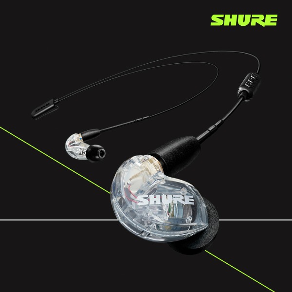 SHURE SE215 + BT2 (클리어) 슈어 무선 블루투스 이어폰