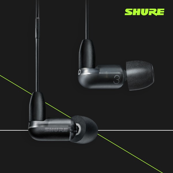 SHURE AONIC 3 슈어 사운드 아이솔레이팅 이어폰 (블랙/화이트)