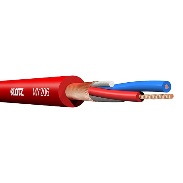 KLOTZ MY206 클로츠 프로페셔널 마이크 케이블 (빨간색)