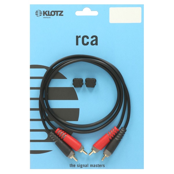 KLOTZ AT-CC 클로츠 프로 스테레오 Twin RCA 케이블 (2x RCA : 2x RCA)