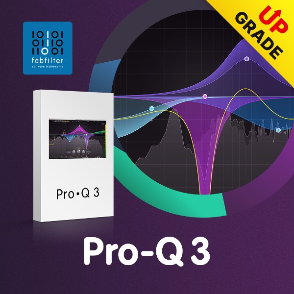 FabFilter Pro-Q 3 UPG 팹필터 프로 Q3 업그레이드 (Q1, 2 - Q3)