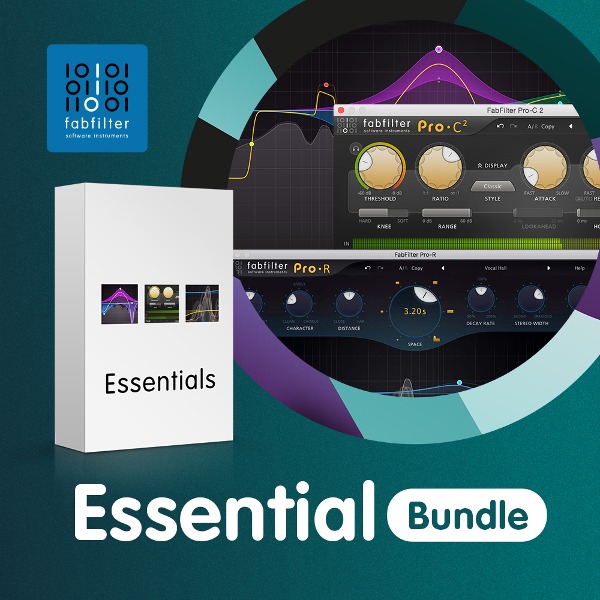 FabFilter Essentials Bundle 팹필터 에센셜 플러그인 번들 (실시간)